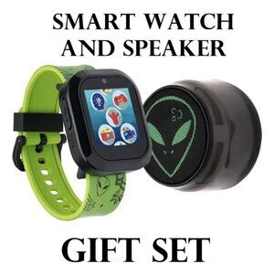 New Boys Silicone Strap Smartwatch Watch STEM TOY and Bluetooth Speaker Bundle T